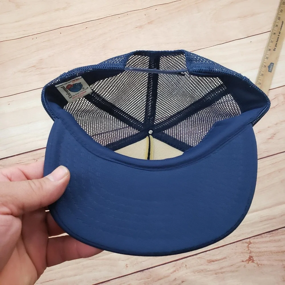 Vintage California Highway Patrol Hat Cap‎ Snap Back One Size Blue Police Mens